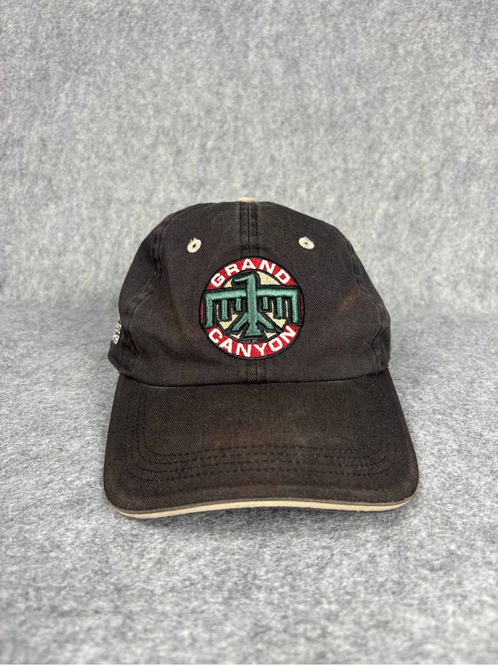Head Black Cap with Green & Red Grand Canyon Patch